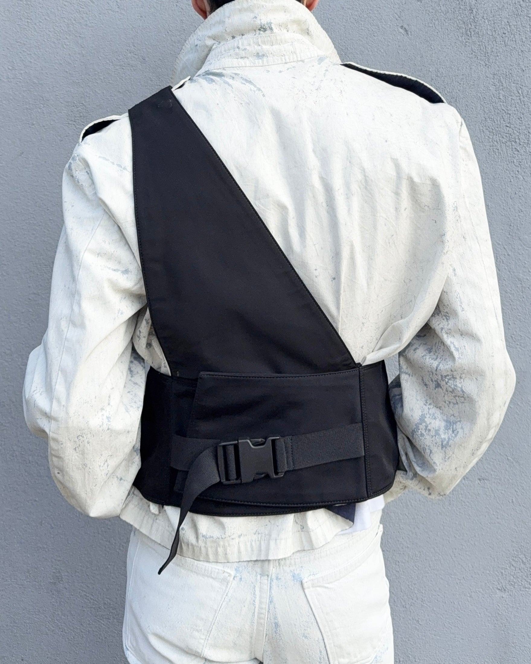 Miu Miu FW1999 Tech Fabric Utility Body Bag