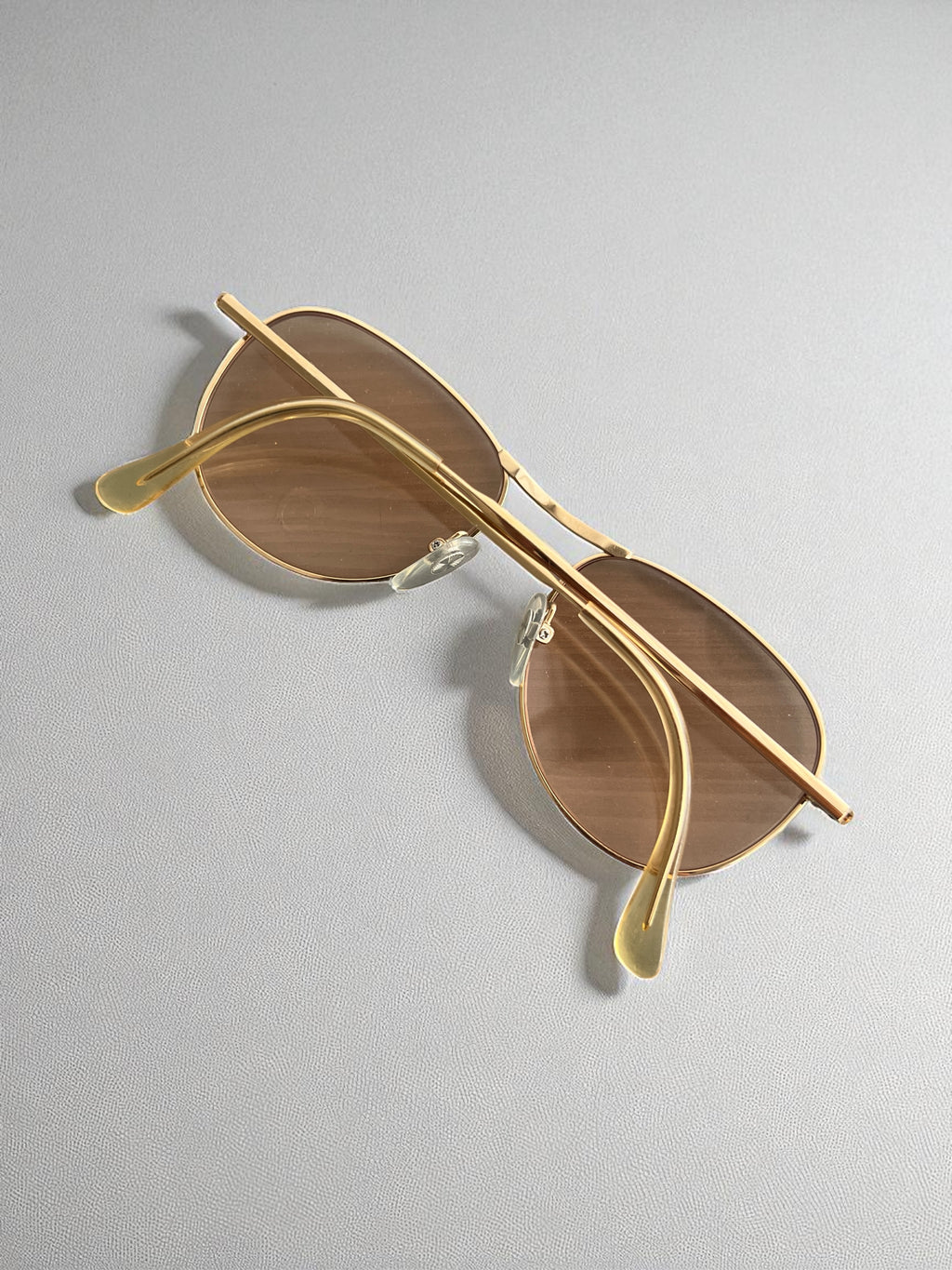 Helmut Lang 1999 Titanium Aviator Sunglasses