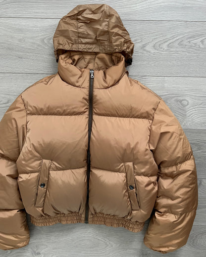 Prada Mainline 00s Goose Down Nylon Puffer Jacket - Size S