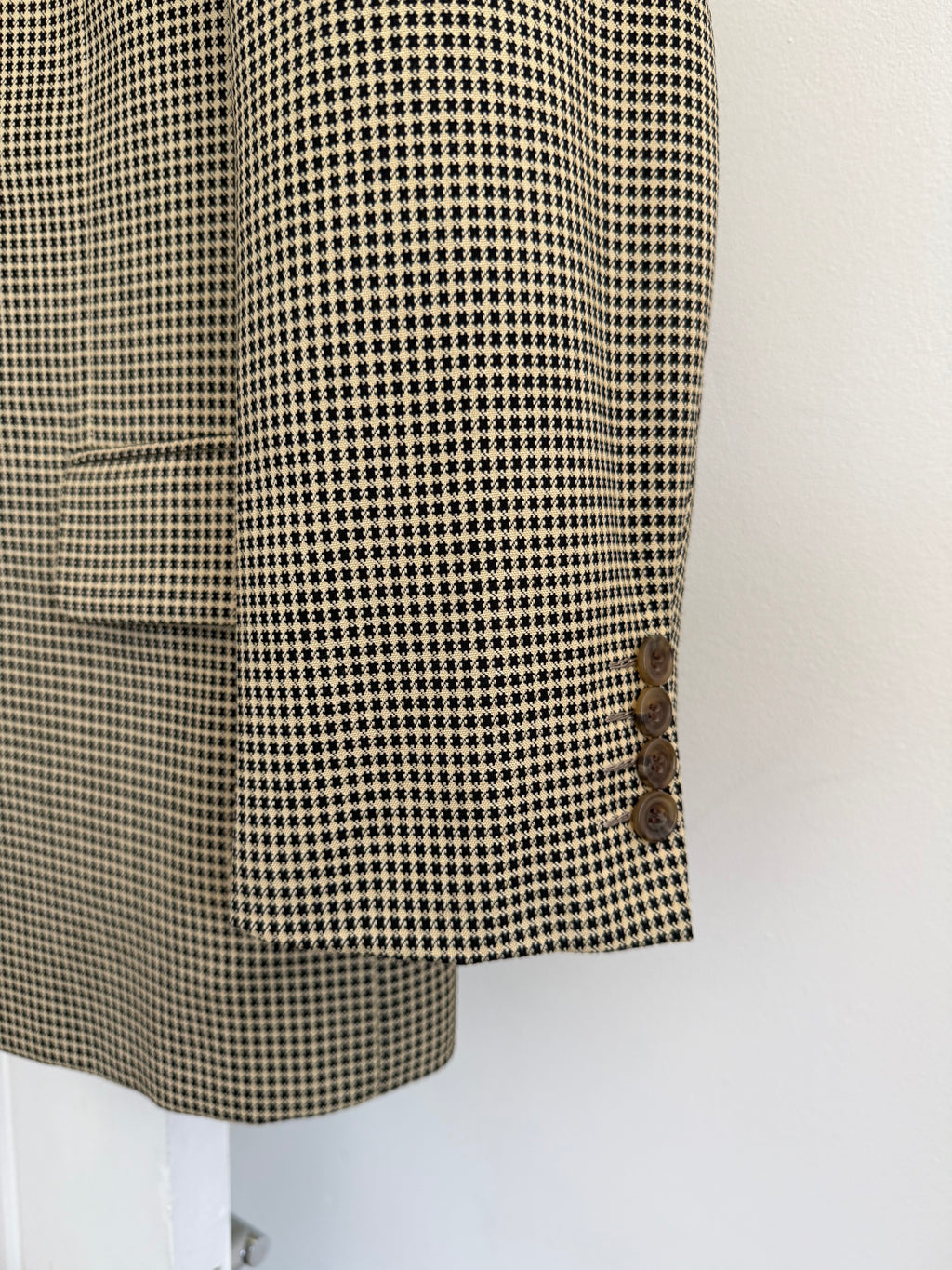 Dior 1980s 2B Unlined Textured Wool Sports Blazer Jacket - Size S