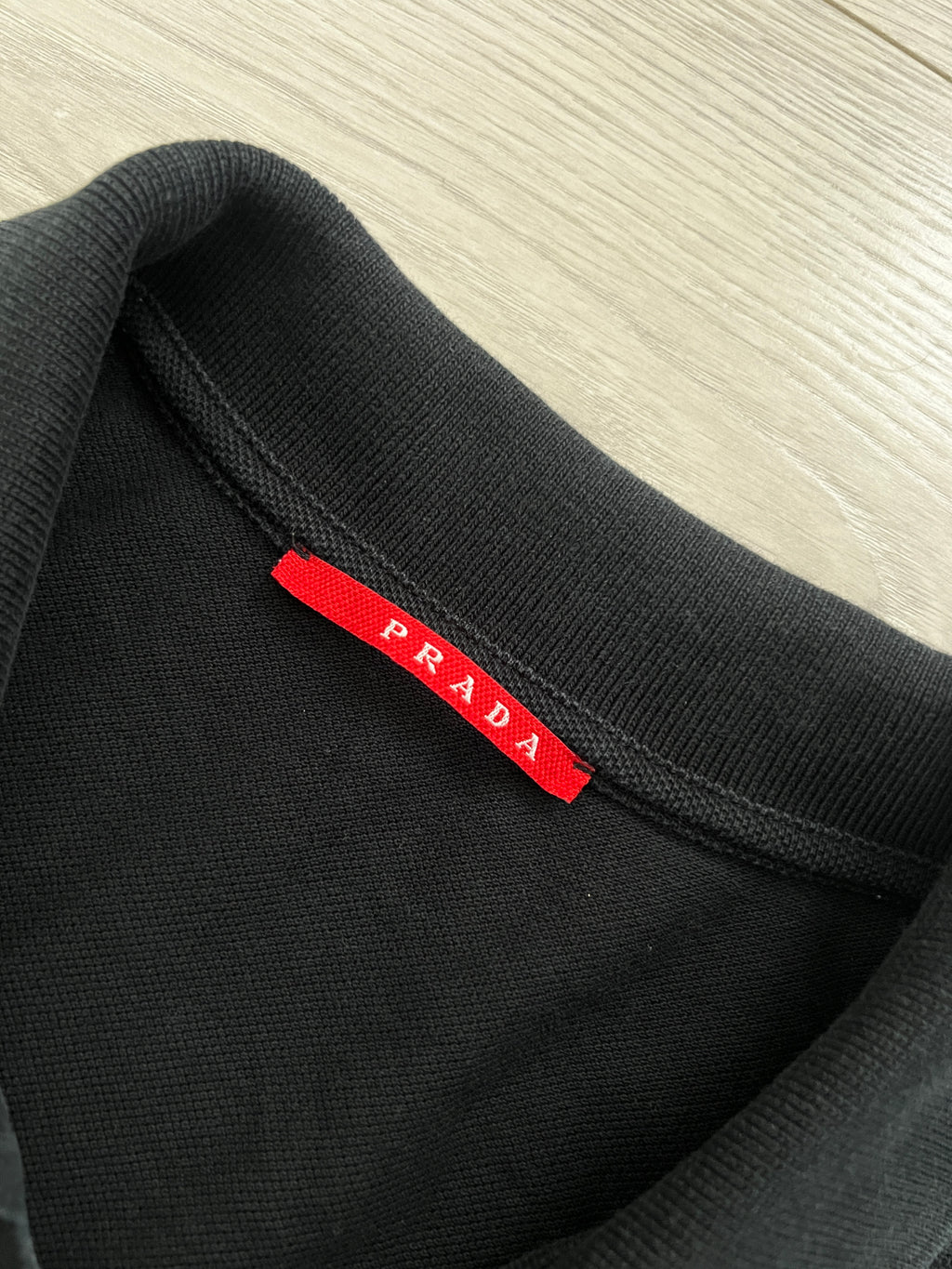 Prada Sport 2008 Red Tab Polo Shirt - Size M