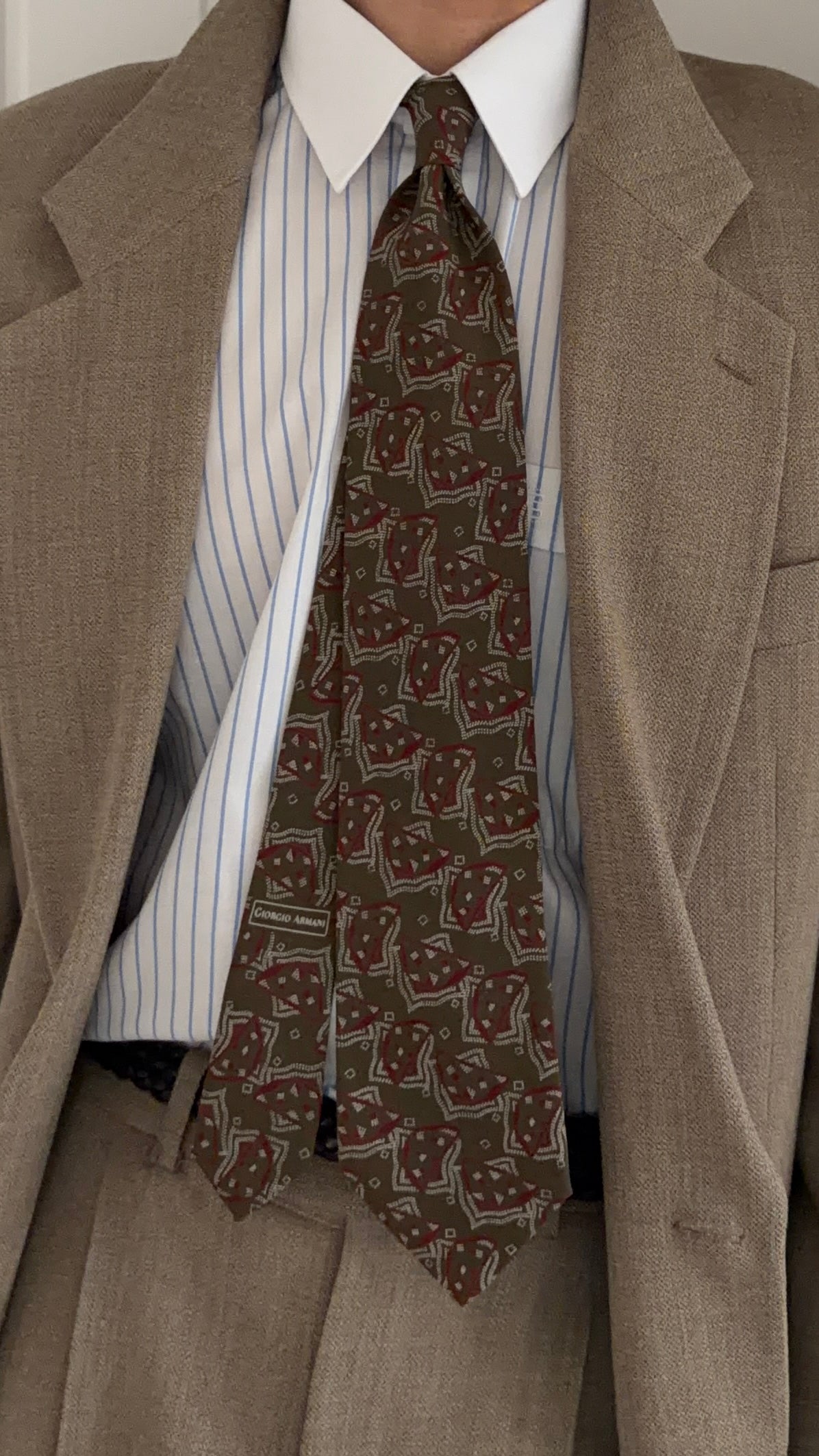 Giorgio Armani 1990s Silk Tie