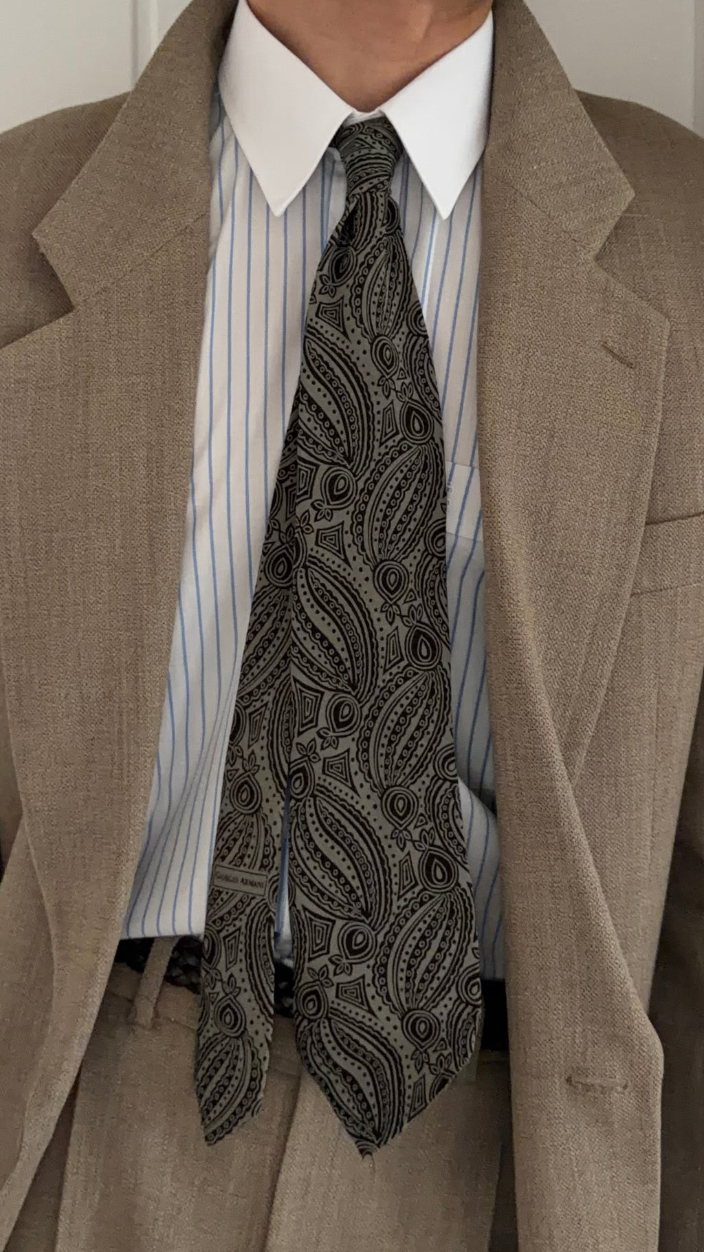 Giorgio Armani 1990s Silk Tie