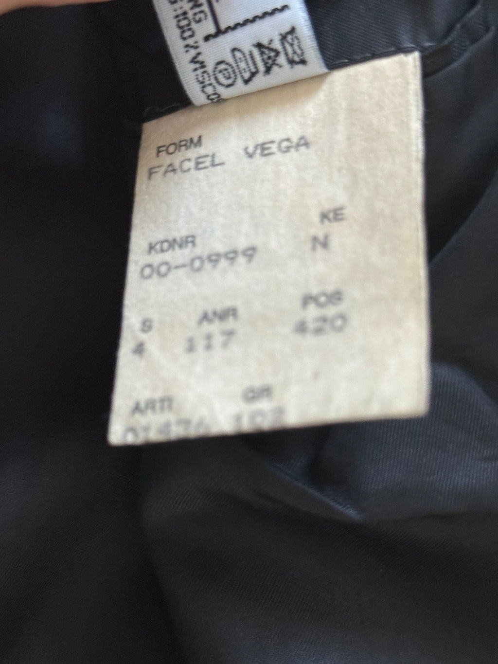 Hugo Boss 1980s 'Facel Vega' Double-Breasted Peaked Lapel Long Wool Coat - Size L