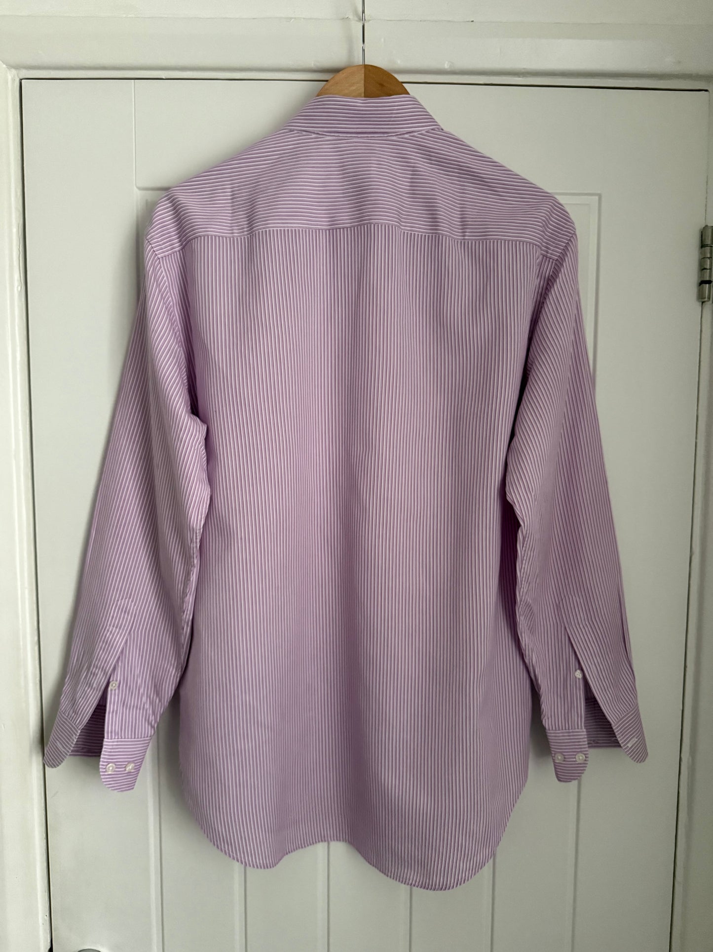 Armani 2004 Striped Snap Collar Shirt - Size M