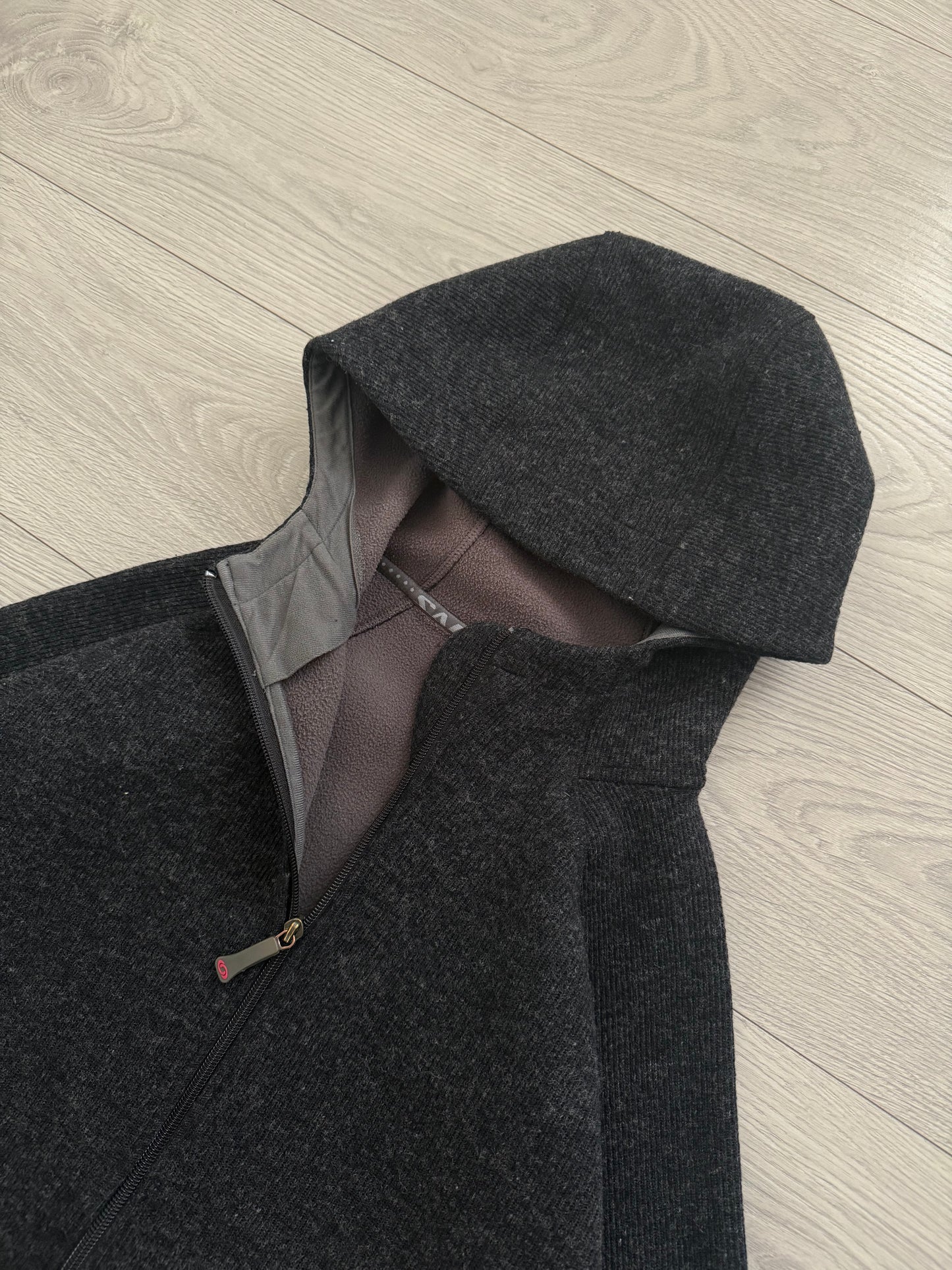 Salomon 2004 Tech Knit Fleece Lined Hooded Jacket - Size L