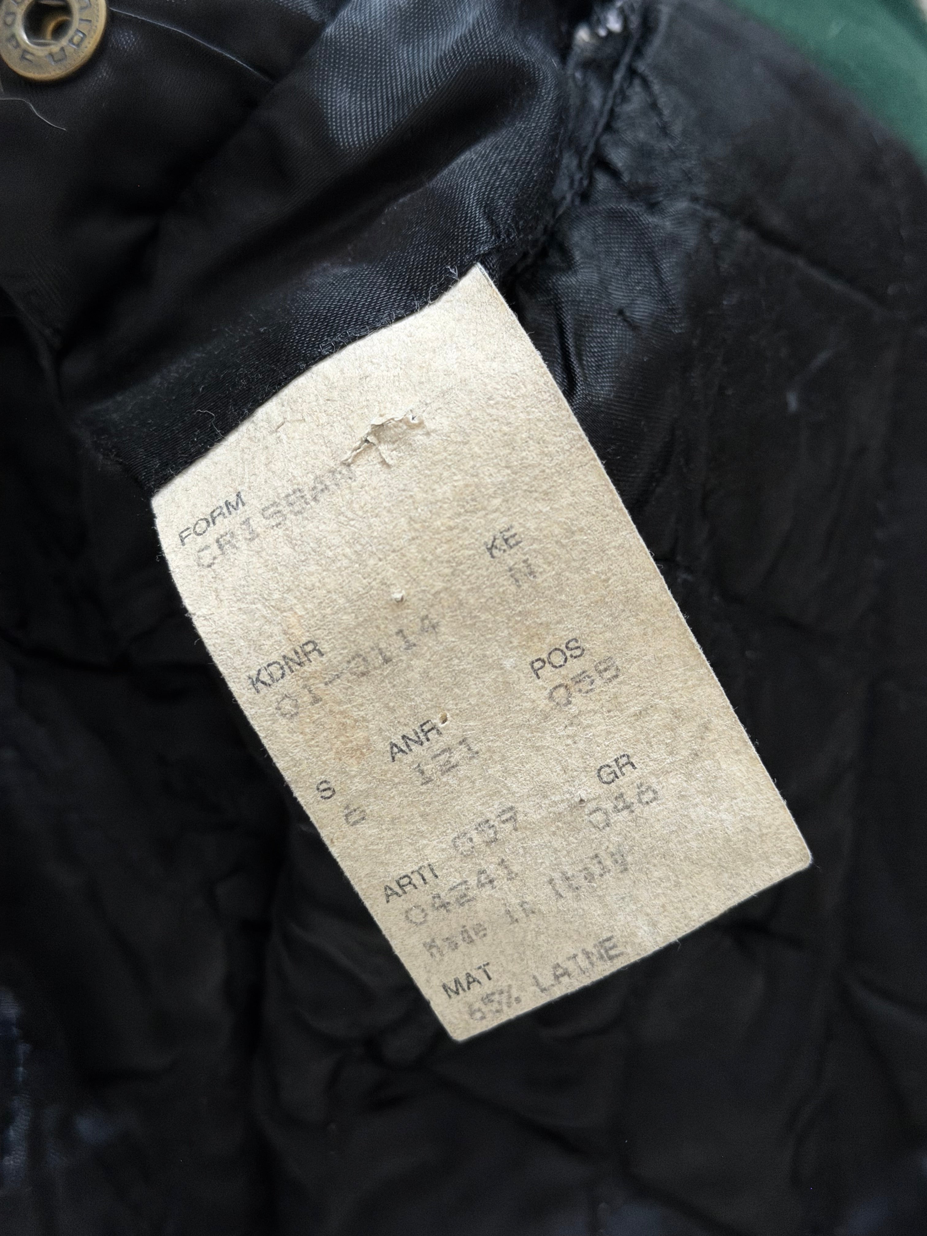 Hugo Boss 1980s Wool Cashmere Bomber Jacket - Size M