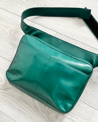 Prada Mainline SS1999 Forest Green Leather Waist Bag