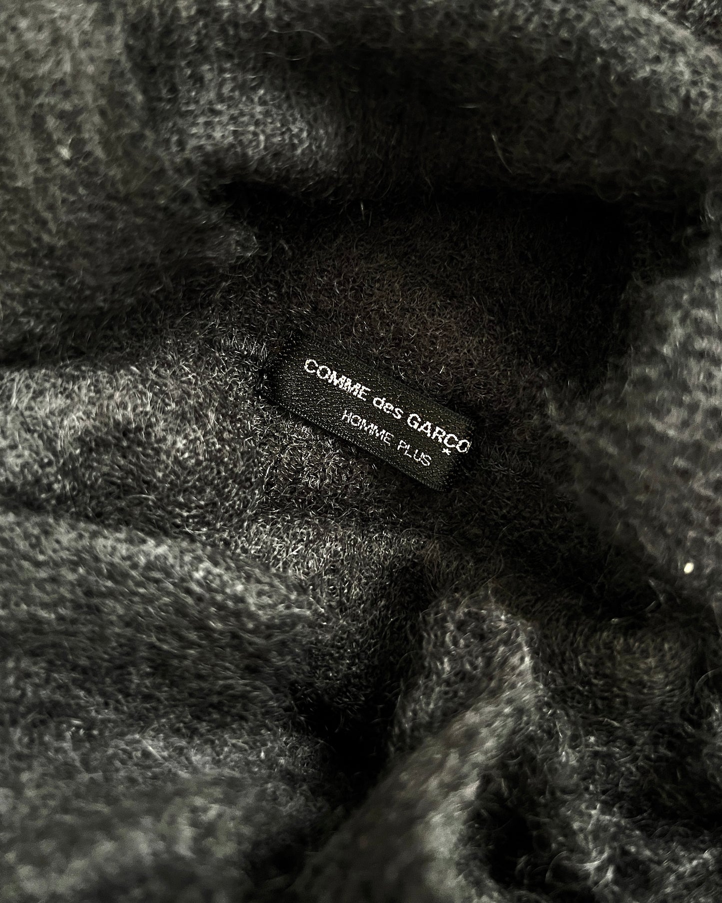 Comme Des Garcons Homme Plus AW2004 Mohair Turtleneck Knit Sweater - Size S