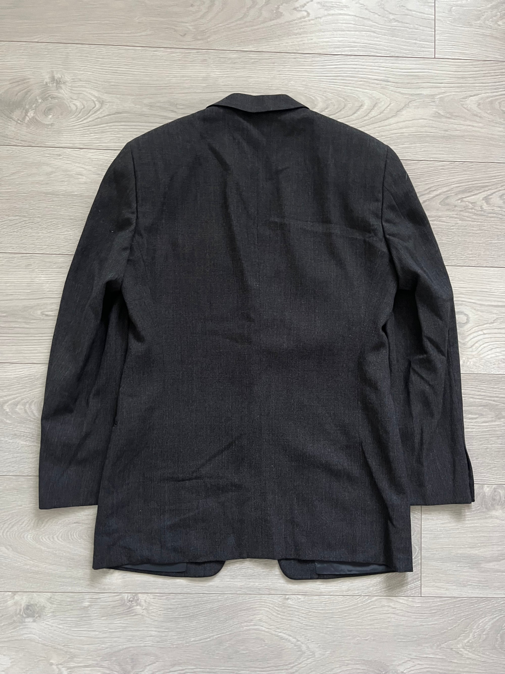 Armani 1990s Pleated Grey Relaxed Suit - M Jacket / 30" Waist