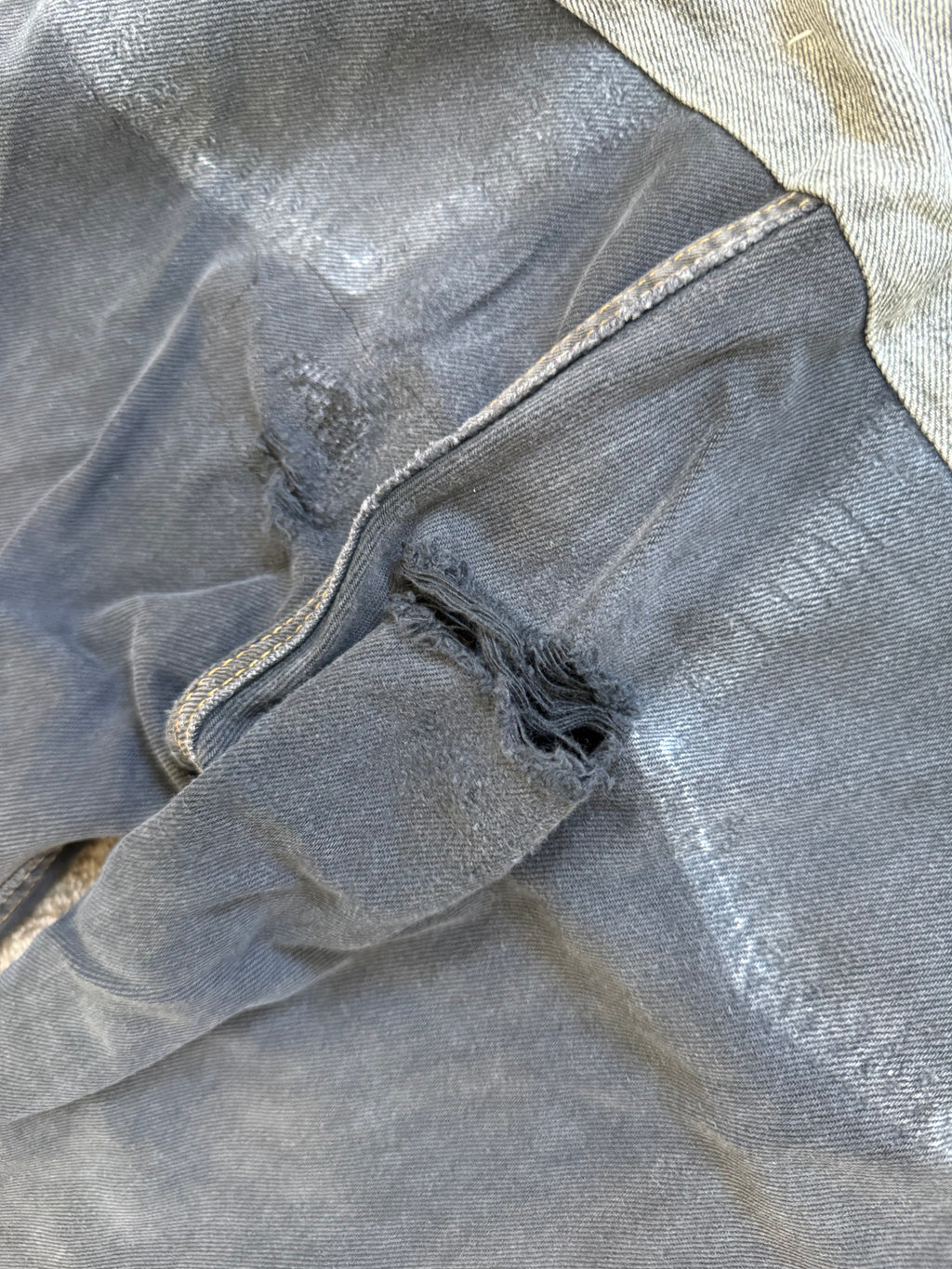 Maison Martin Margiela Artisanal Line (0) SS1999 Re-Worked Panelled Denim Jeans - Size 27" Waist