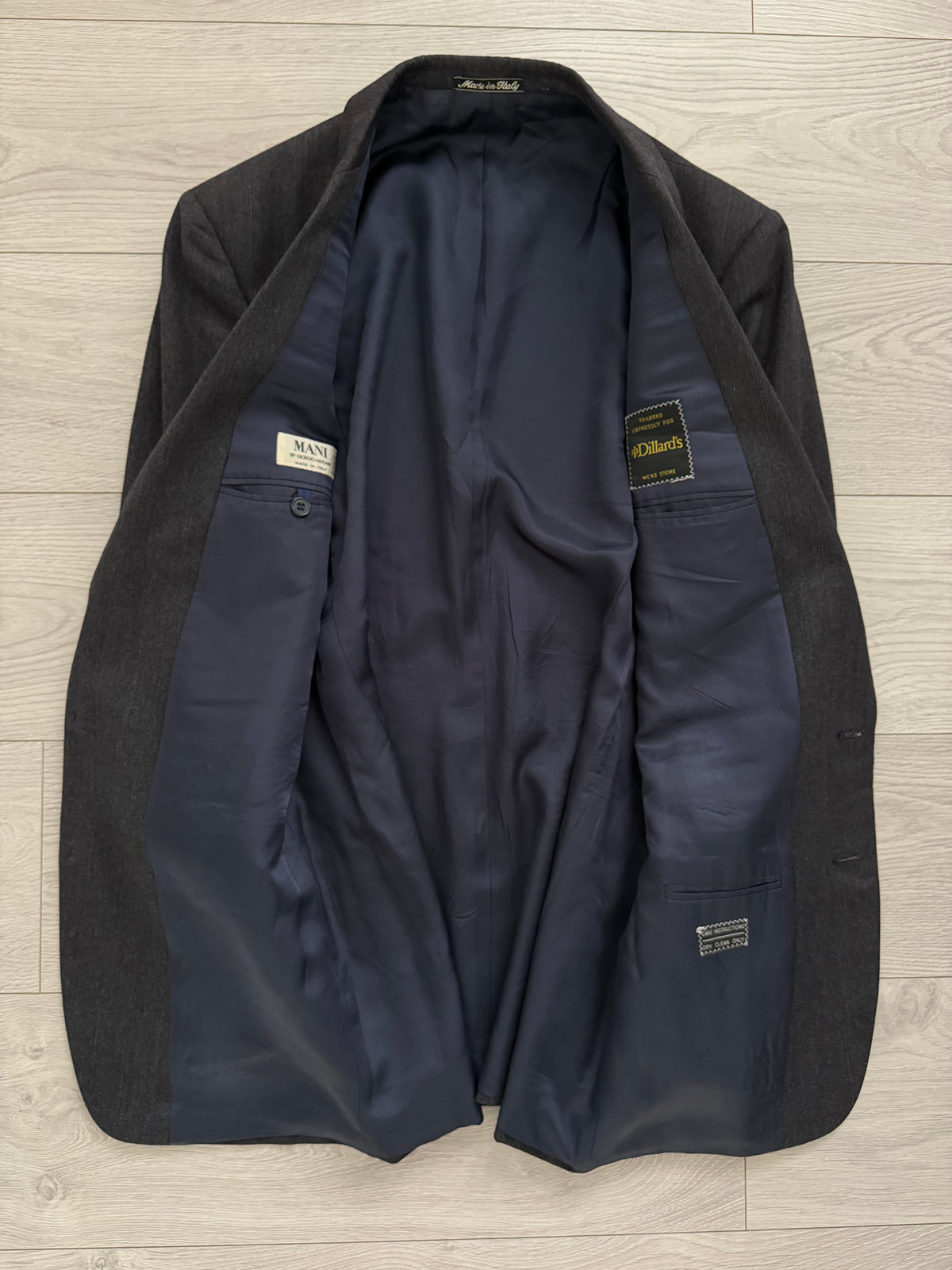 Giorgio Armani Mani 1980s Exclusive 2B Wool Sport Jacket Blazer - Size XL