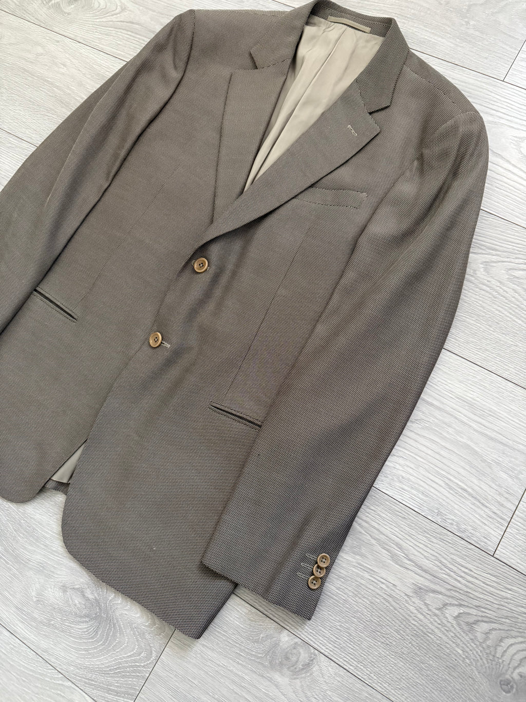 Armani 1990s 2B Textured Sports Jacket Blazer - Size XL