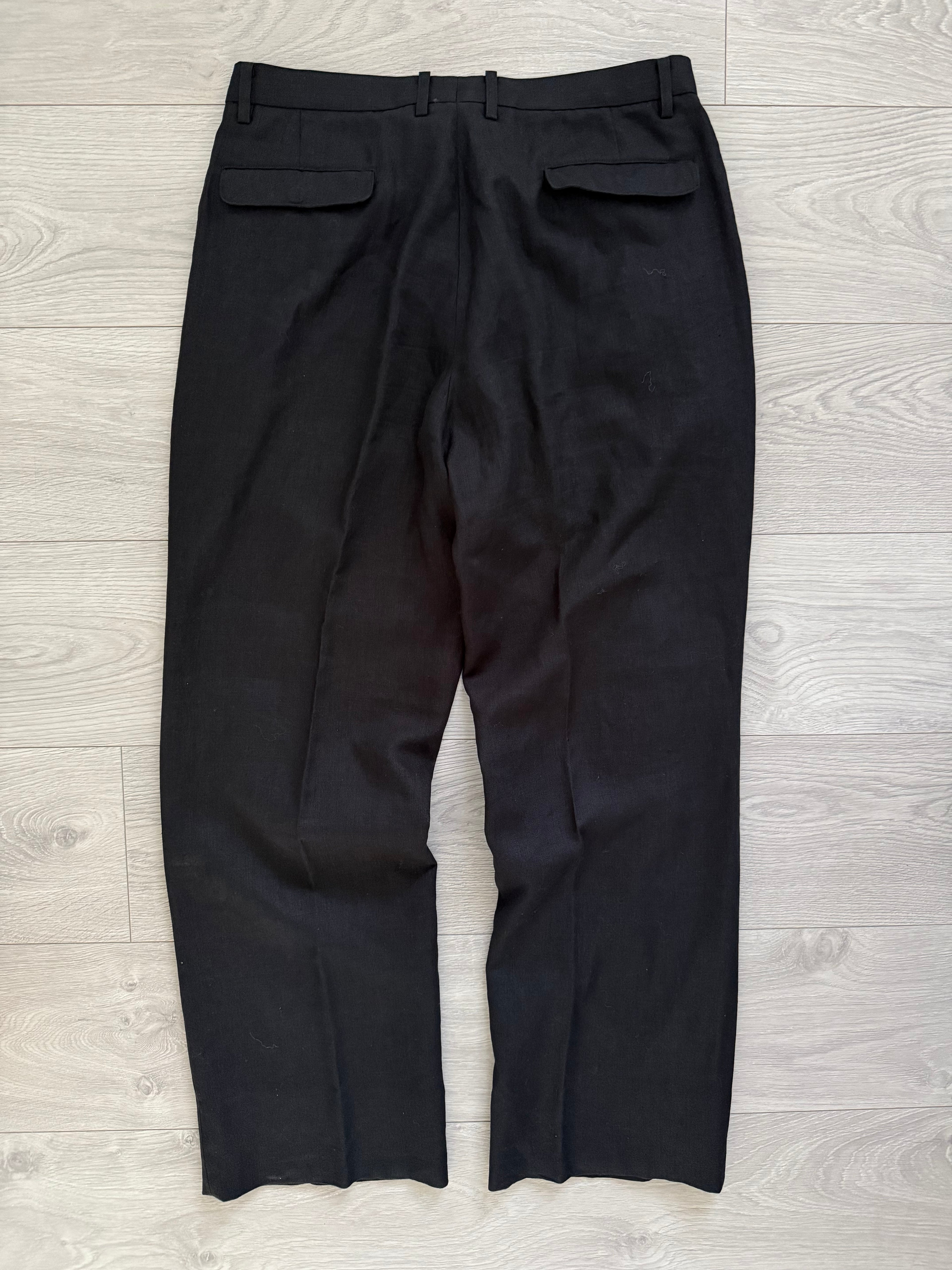 Allegri Armani 1990s Cotton Linen Pants - Size 33" Waist