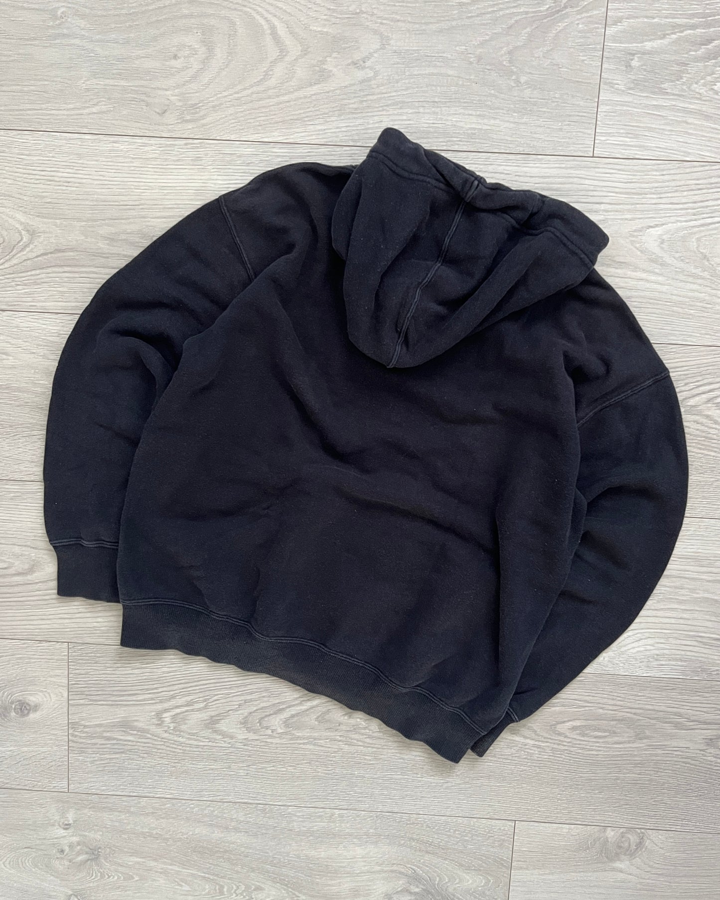 Comme Des Garcons Homme 1990s Faded 1/4 Zip Hoodie - Size S