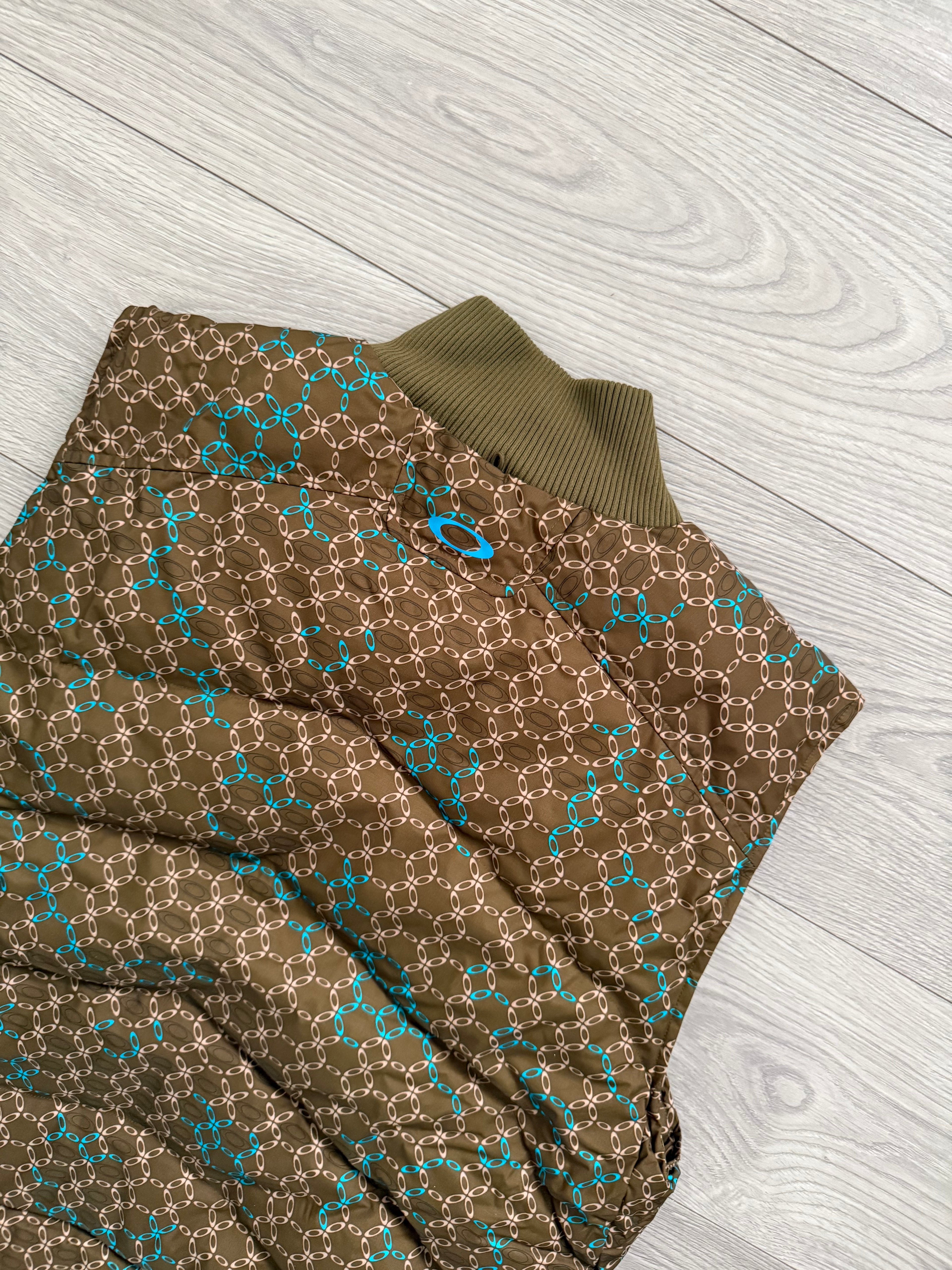 Oakley FW2008 O-Monogram Down Puffer Vest - Size M