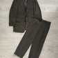 Giorgio Armani 1990s Brown Pleated Wool Suit - Size M Jacket / 32" Waist