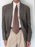 Giorgio Armani 1980s Rolled 3B Textured Wool Sport Jacket Blazer - Size XL