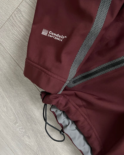 Mountain Hardwear Exposed Taped Seam Technical Conduit Jacket Burgundy - Size S