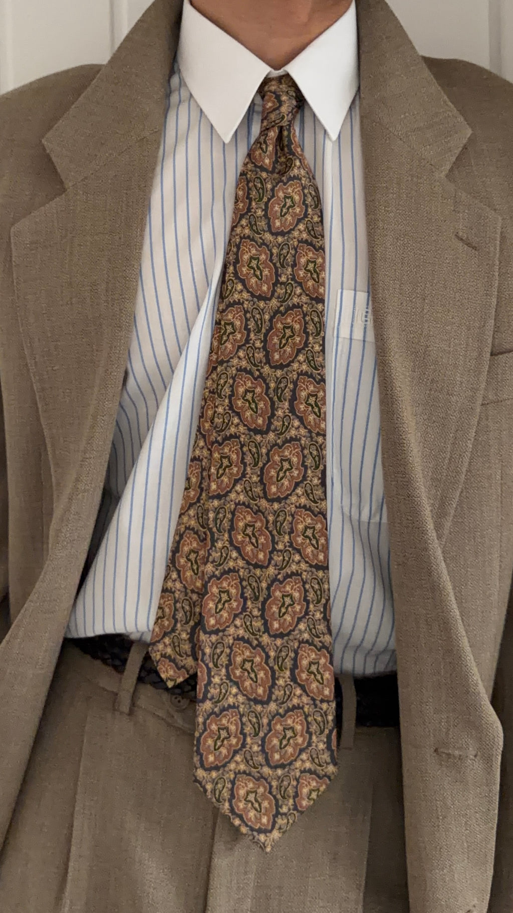 Jim Thompson 1990s Silk Tie