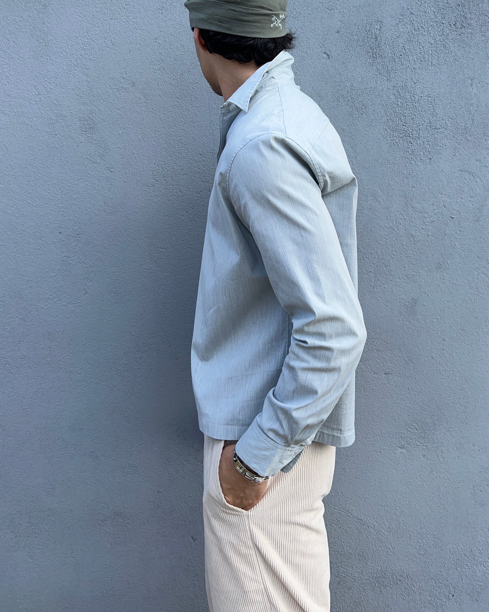 Jil Sander by Raf Simons 00s Zip-Front Shirt Jacket - Size S