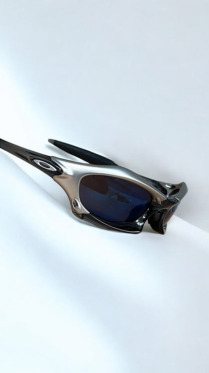 Oakley 2002 Splice Sunglasses in FMJ/Crystal Blue