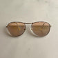 Helmut Lang 1999 Titanium Aviator Sunglasses