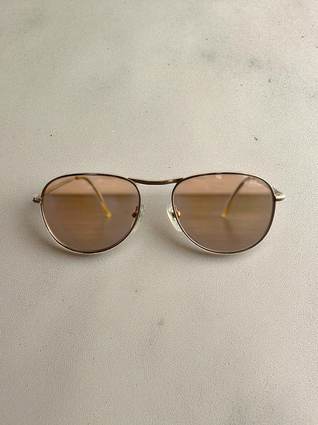 Helmut Lang 1999 Titanium Aviator Sunglasses
