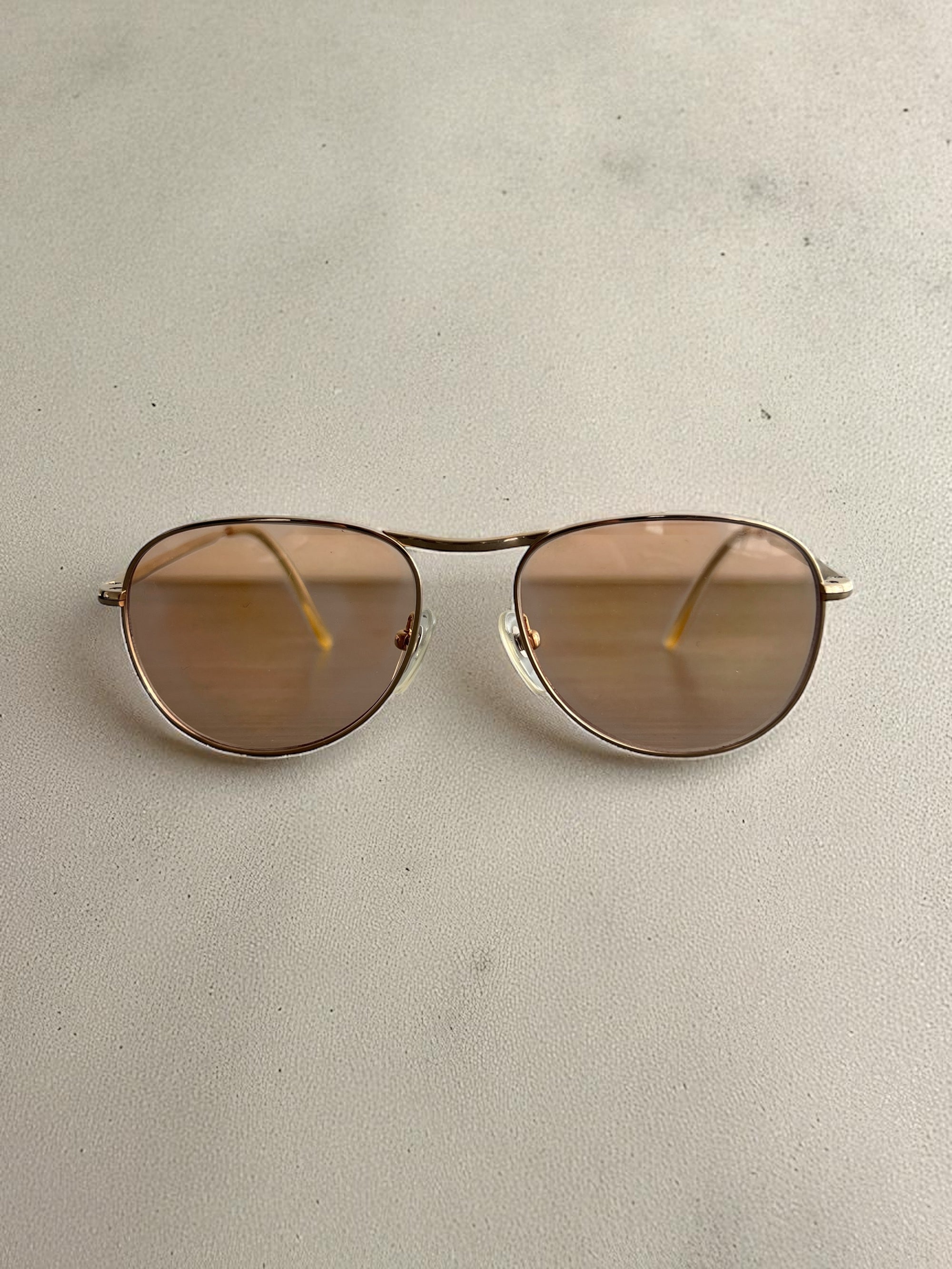 Helmut Lang 1999 Titanium Aviator Sunglasses