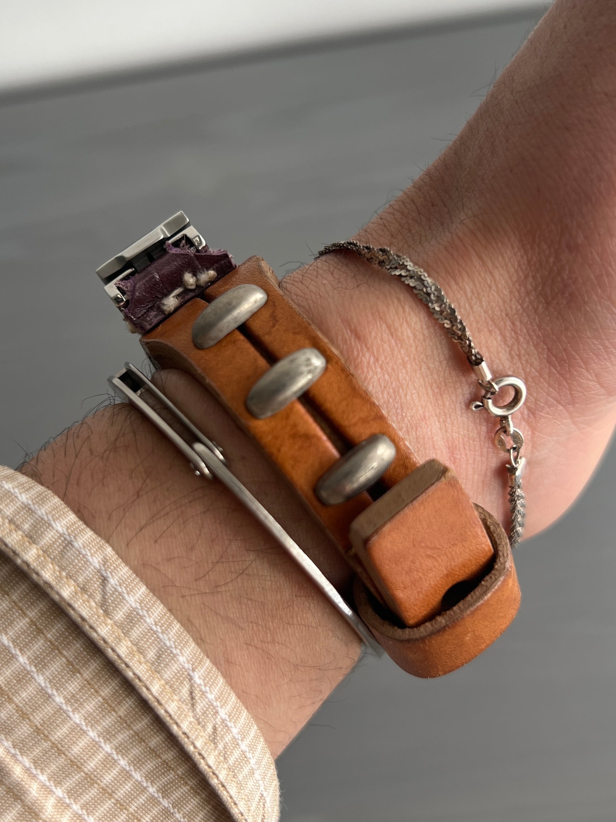 Jean Paul Gaultier 00s Stainless Steel Utility Watch Bracelet
