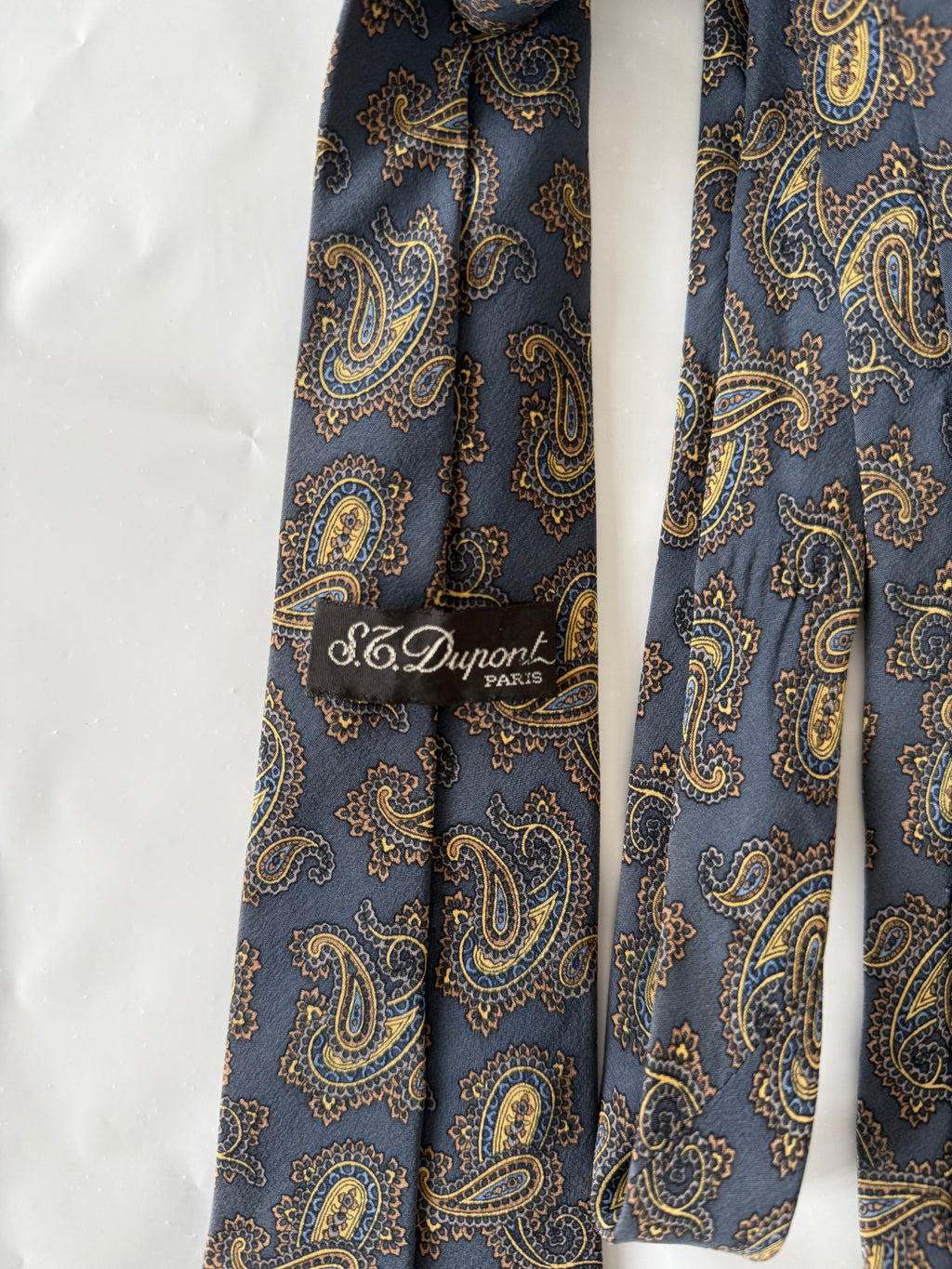 Dupont 1990s Silk Tie