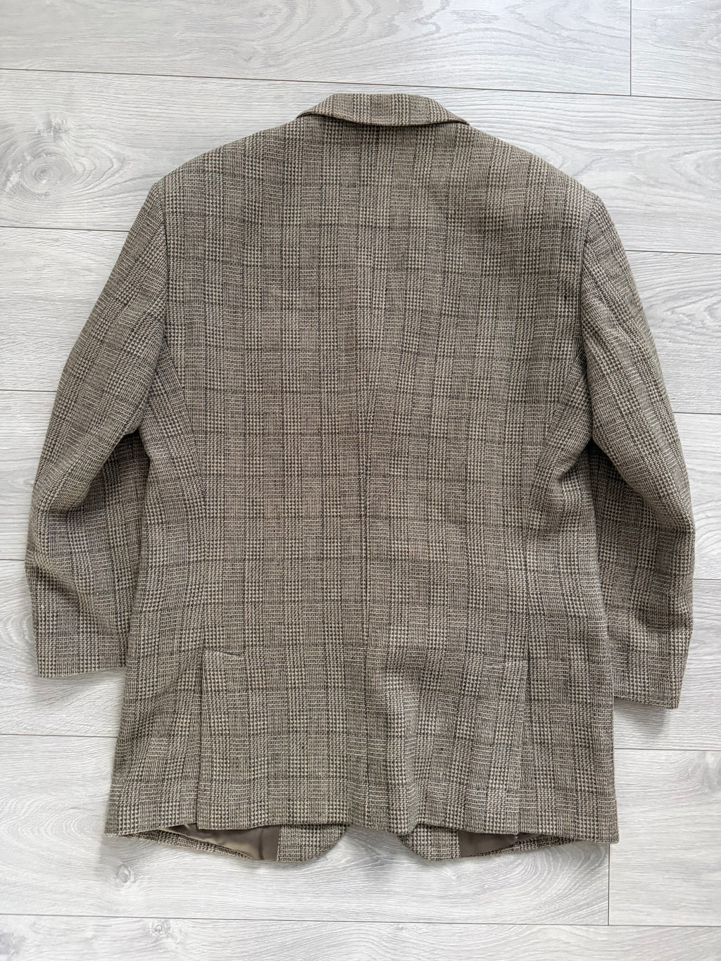 Emporio Armani 1990s 3B Wool Linen Textured Sport Jacket Blazer - Size M