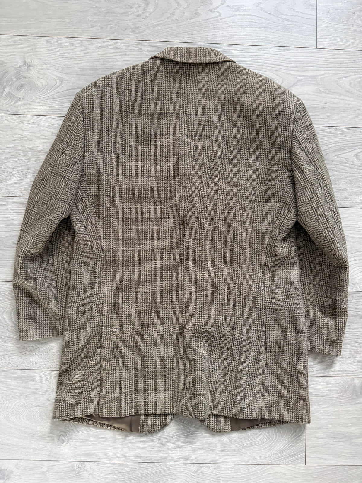Emporio Armani 1990s 3B Wool Linen Textured Sport Jacket Blazer - Size M
