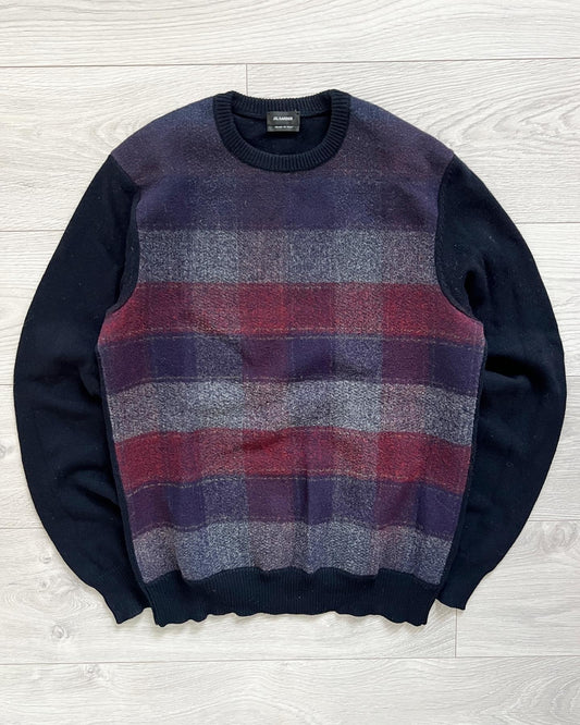 Jil Sander FW2013 Plaid Wool Knit - Size S