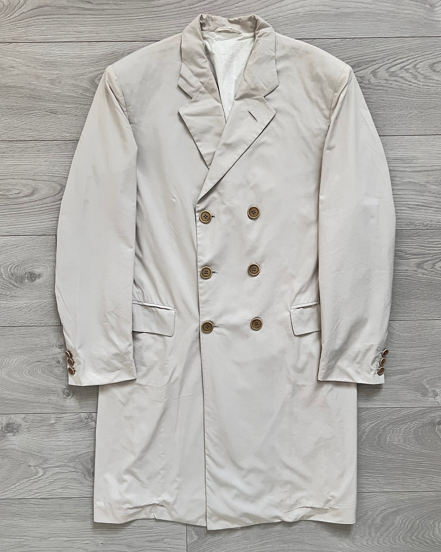 Helmut Lang 1990s Double Breasted Military Coat - Size M