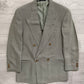 Emporio Armani 1990s Double-Breasted Wool Grey Suit - Size M Jacket / 30" Waist