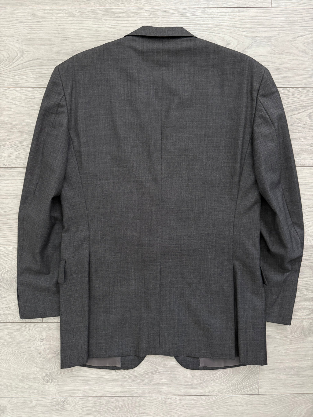 Ralph Lauren 1990s 2B Wool Grey Double-Pleated Suit - Size M Jacket / 32" Waist