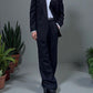 Giorgio Armani 1990s Double-Breasted Striped Wool Suit - Size M Jacket / 32" Waist