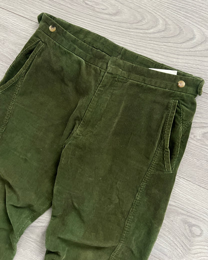 Comme Des Garcons Homme Plus AW03 Green Cord Pants - Size 30