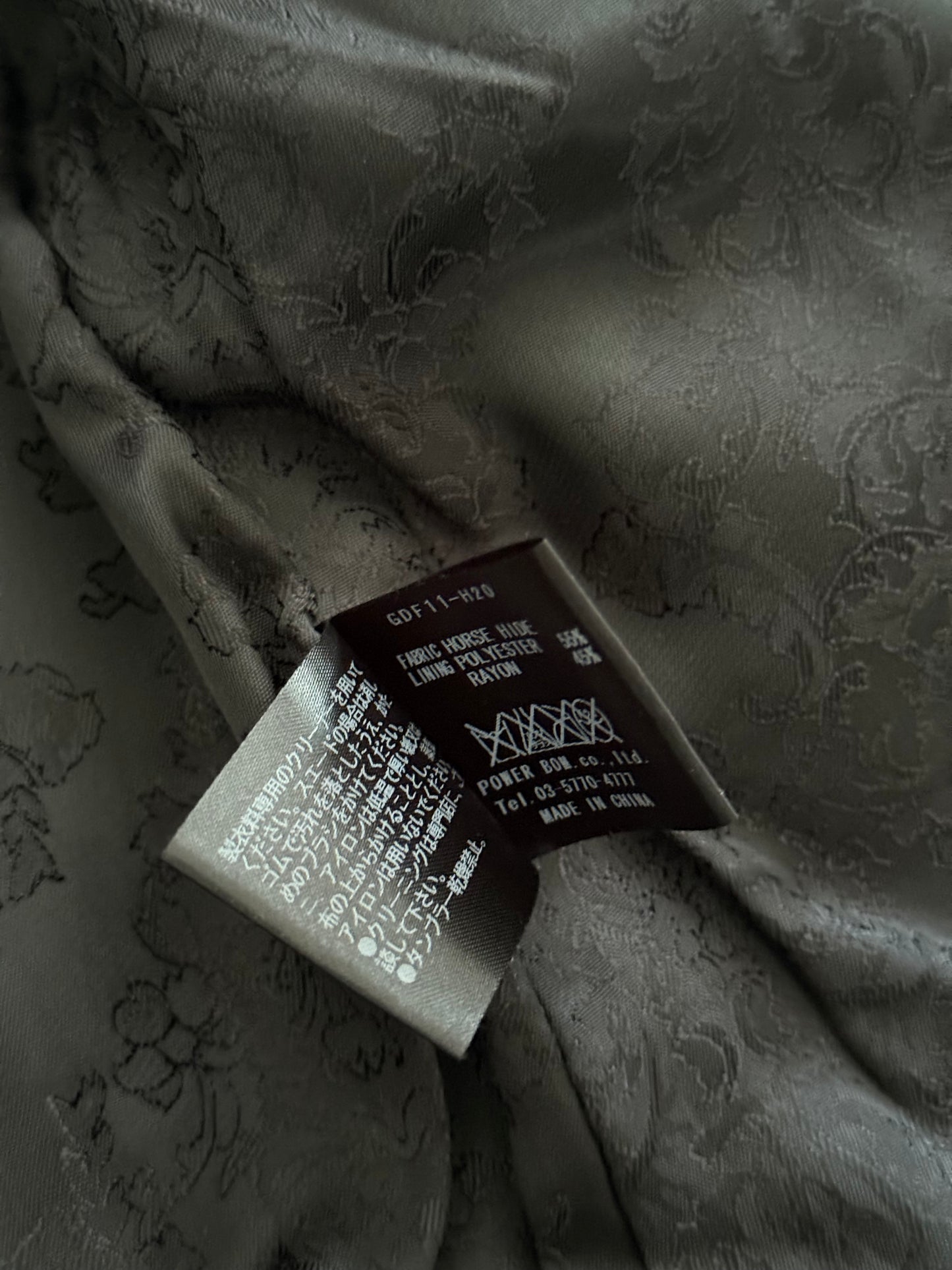 Gostar De Fuga Horse Leather Jacket - Size S