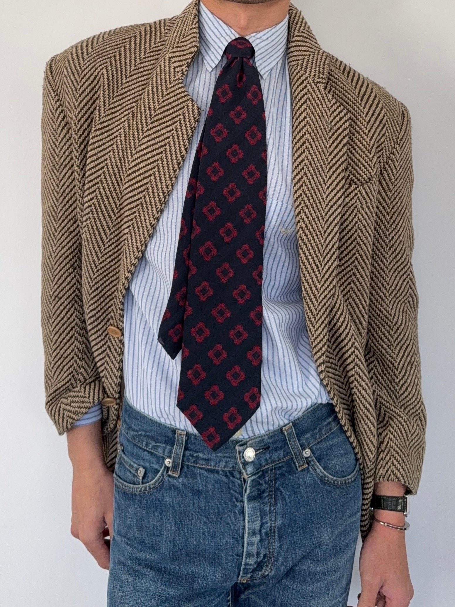 Giorgio Armani 1990s Silk Tie