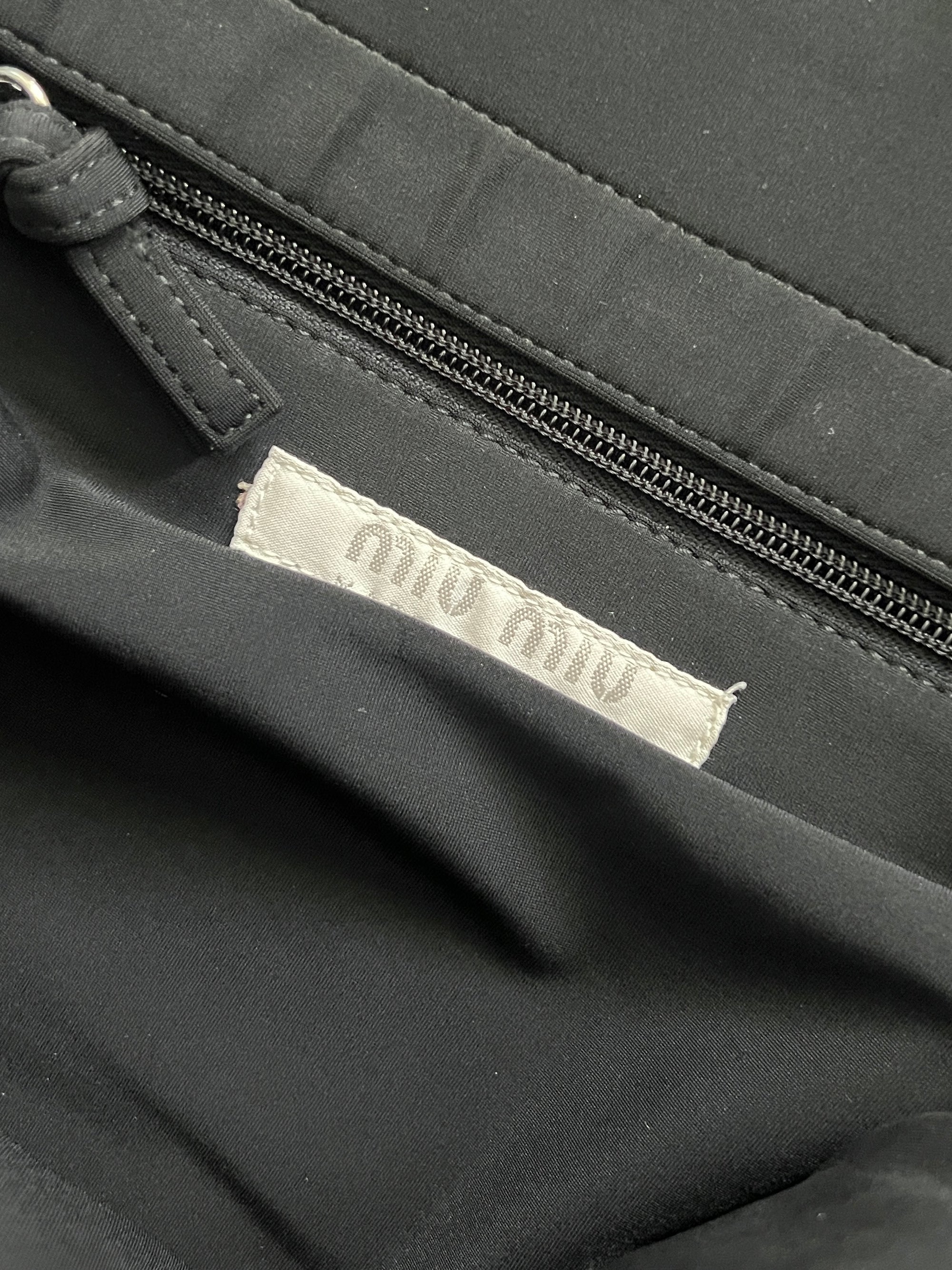 Miu Miu FW1999 Tech Fabric Crossbody Bag