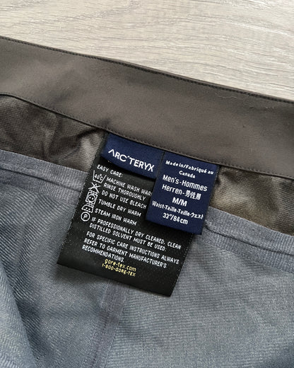 Arcteryx 00s Made in Canada Stinger Gore-Tex Tech Pants in Slate - Size 34