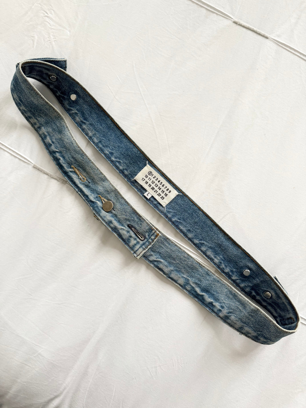 Martin Margiela SS2001 Artisanal Line 0 Denim Belt