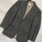 Armani 1990s Pleated Herringbone Wool Suit - S Jacket / 28" Waist