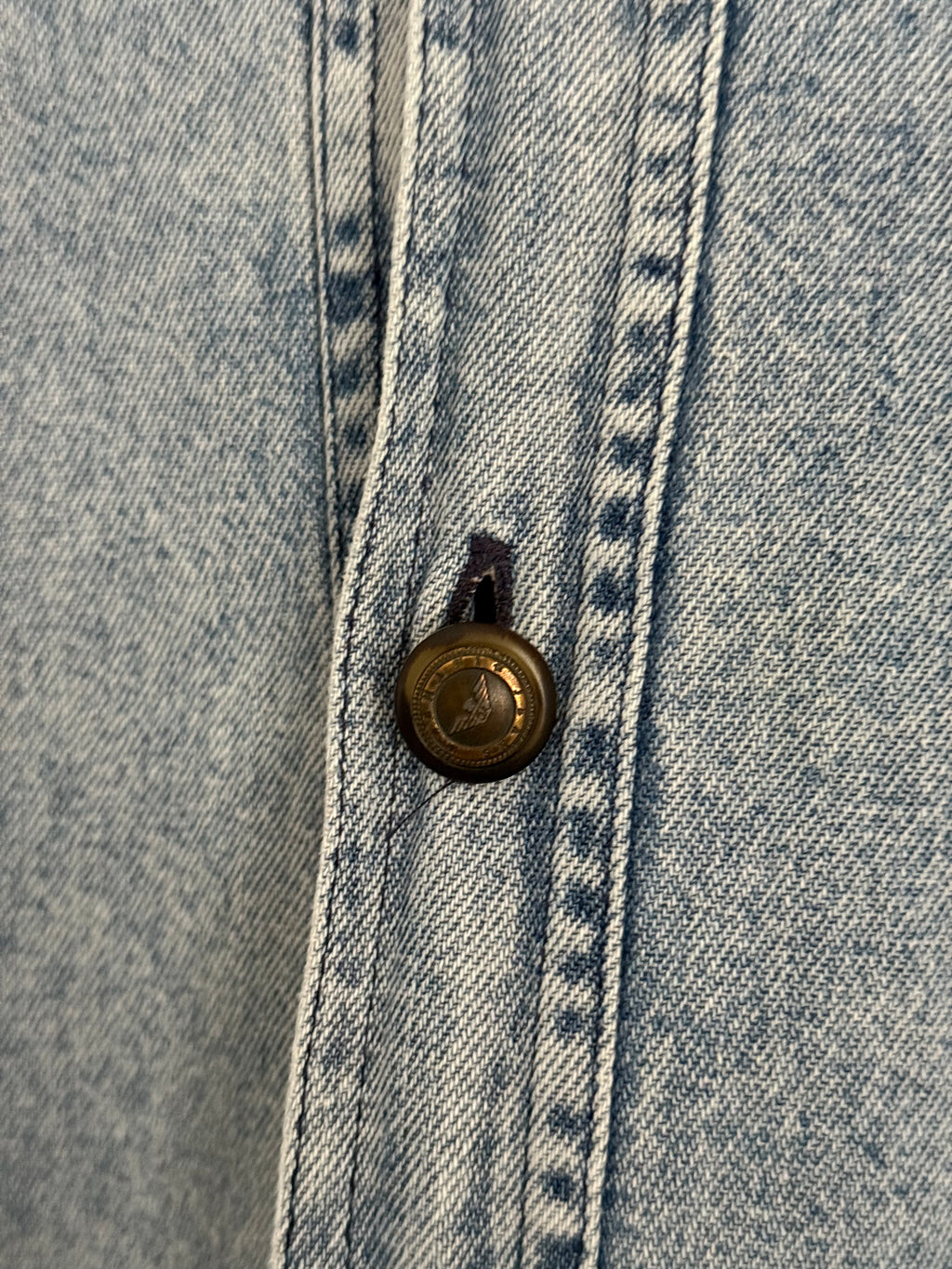 Armani 1990s Relaxed Denim Shirt - Size L