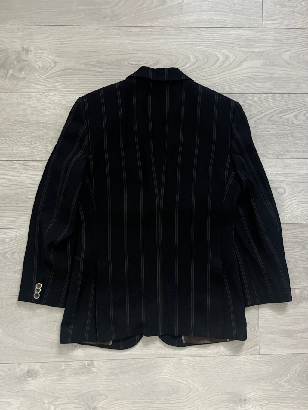 Giorgio Armani 1990s Striped Relaxed Suit - Size S Jacket / 32" Waist