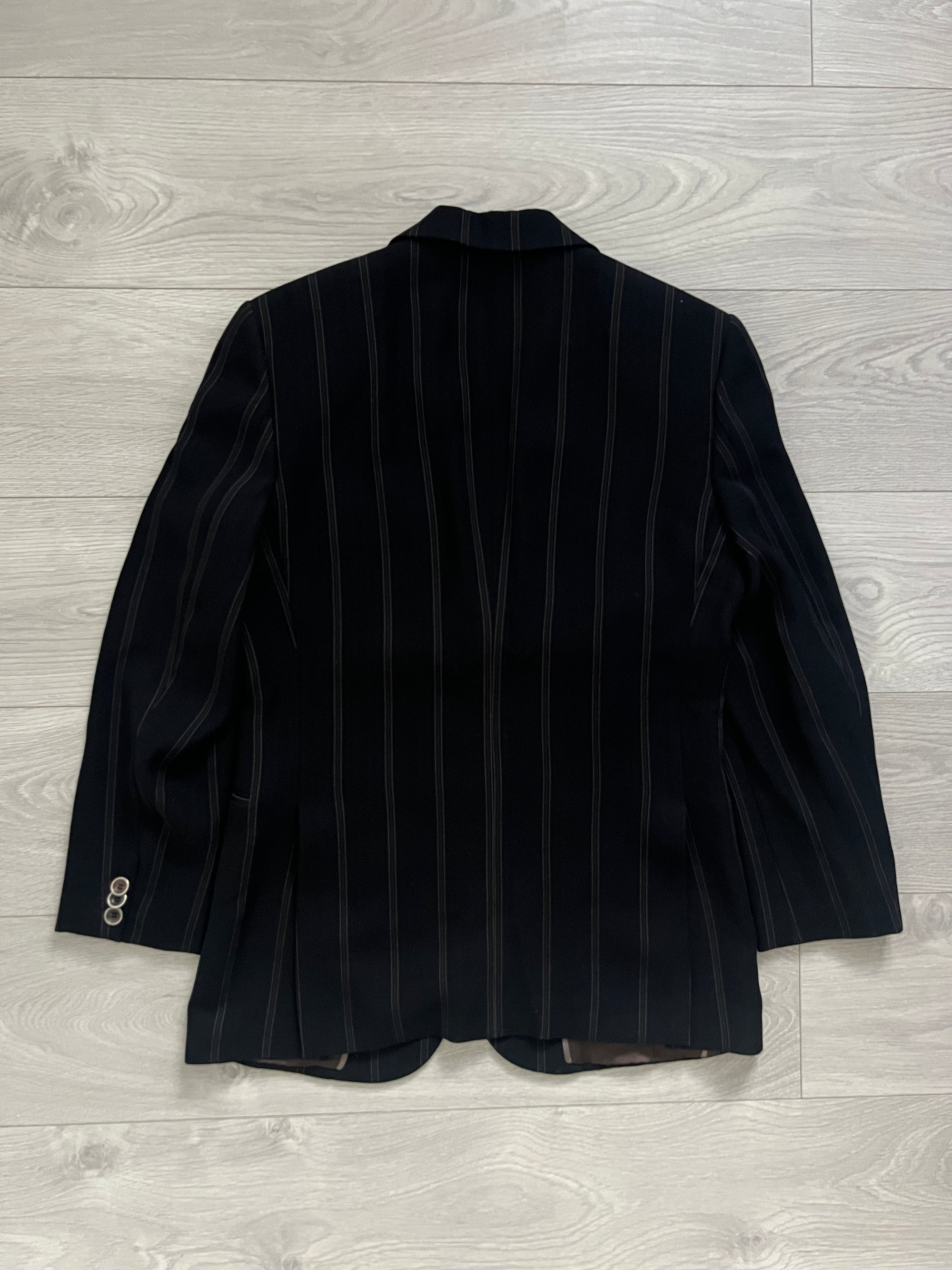 Giorgio Armani 1990s Striped Relaxed Suit - Size S Jacket / 32" Waist