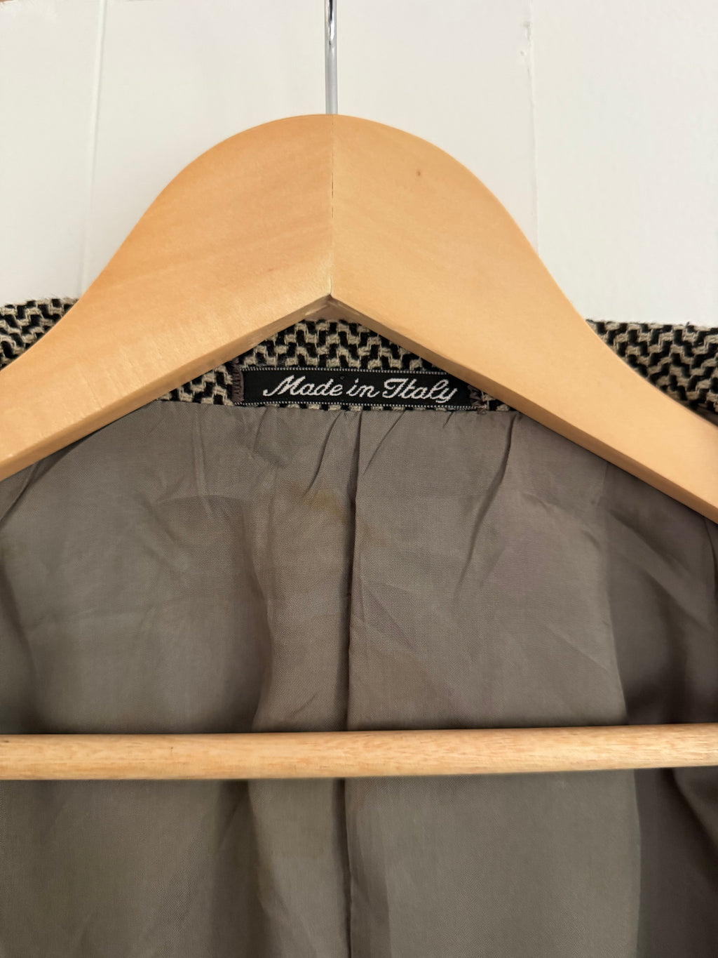 Giorgio Armani 1980s Wool Textured Sports Blazer Jacket - Size M