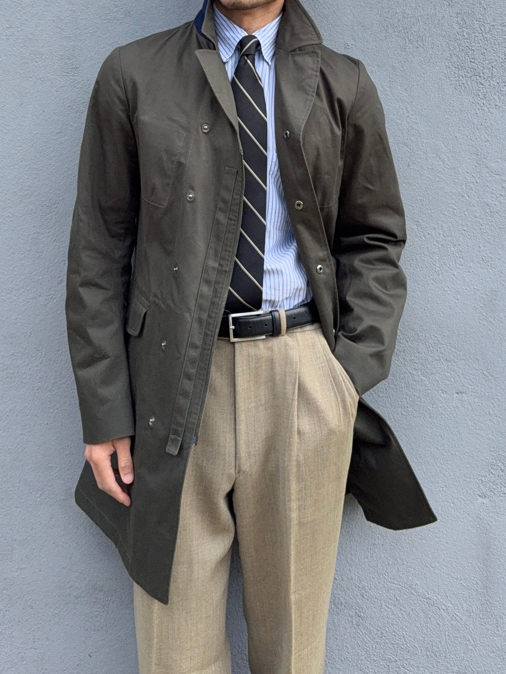 Jil Sander SS2013 Green Utility Coat - Size S